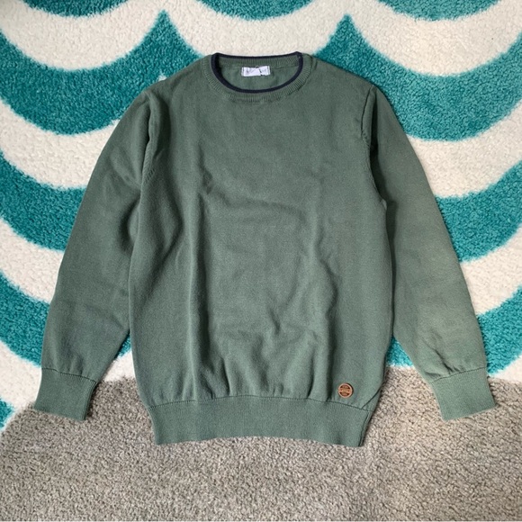 Vertbaudet Longsleeve Fine Knit Sweater (Sage) Size 128/8Y (fits size 6/7) - Picture 1 of 6